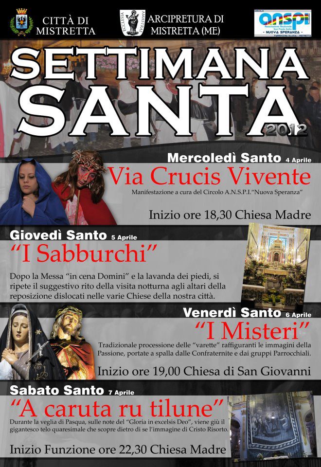 Settimana Santa a mistretta 2012